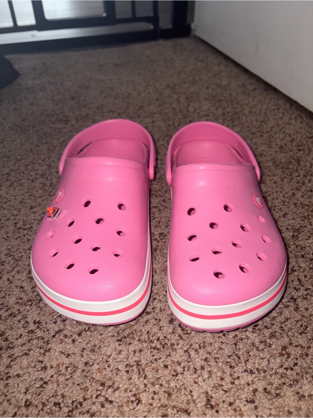 Pink Crocs